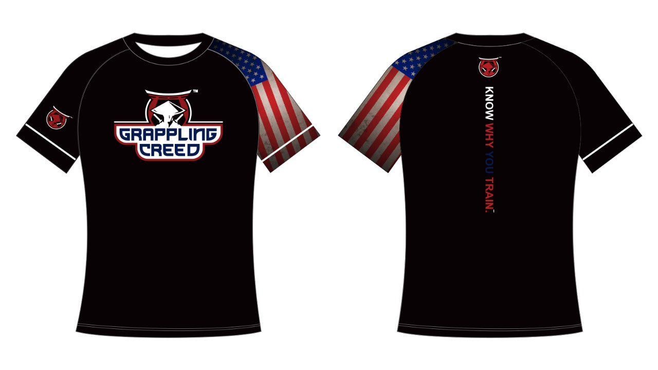 Mens USA Flag Rashguard